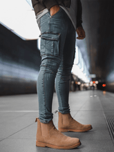 Load image into Gallery viewer, Cargo Denim - Light Stone
