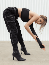 Load image into Gallery viewer, One Sleeve Top - Black
